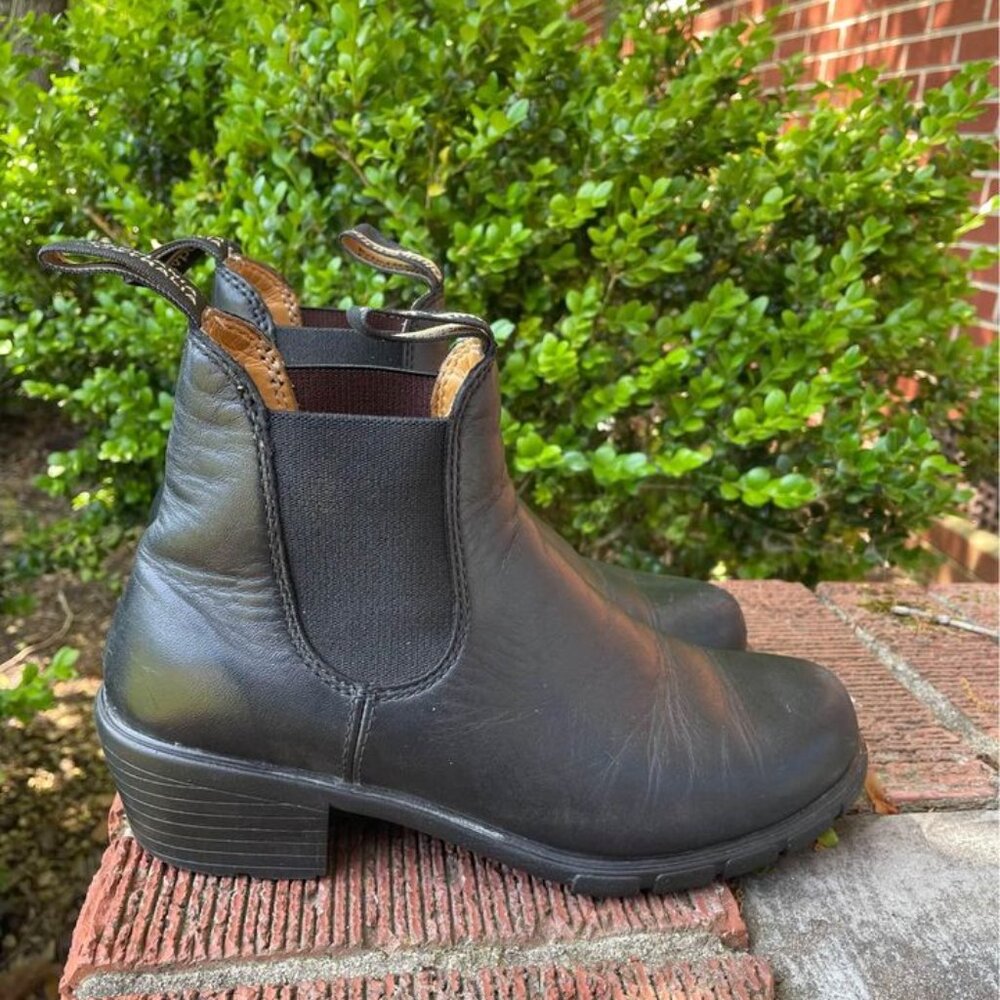 Blundstone Women’s Heeled Boots Black- 7.5